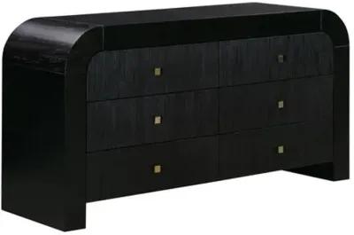 Savannah 6-Drawer Dresser - Black