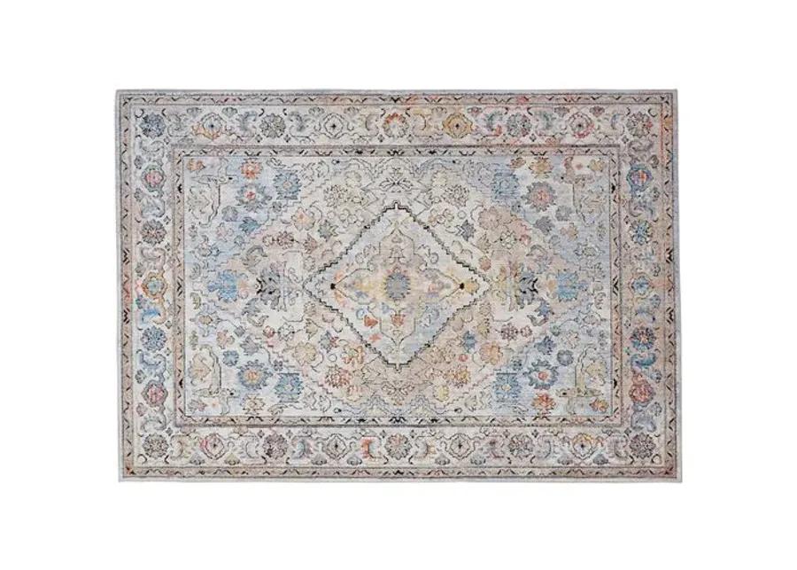 Marjorie Distressed Rug - Ivory - Ivory