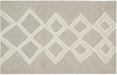 Emmalee Geometric Hand-Tufted Rug - Brown - Brown