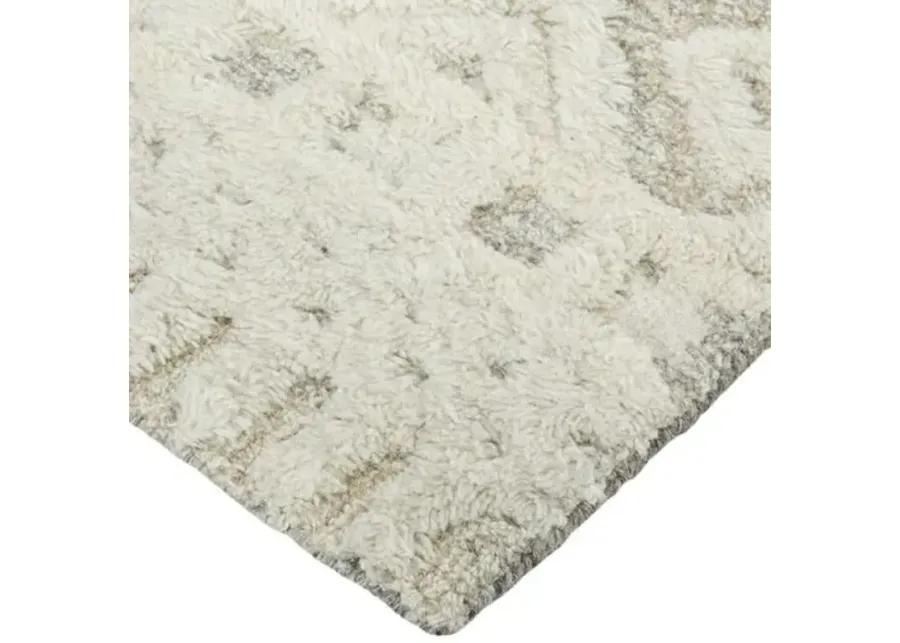 Emmalee Geometric Hand-Tufted Rug - Beige - Beige