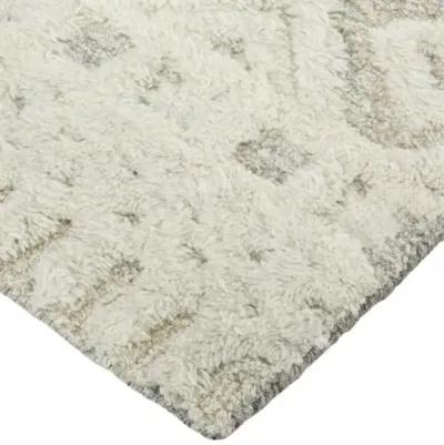 Emmalee Geometric Hand-Tufted Rug - Beige - Beige