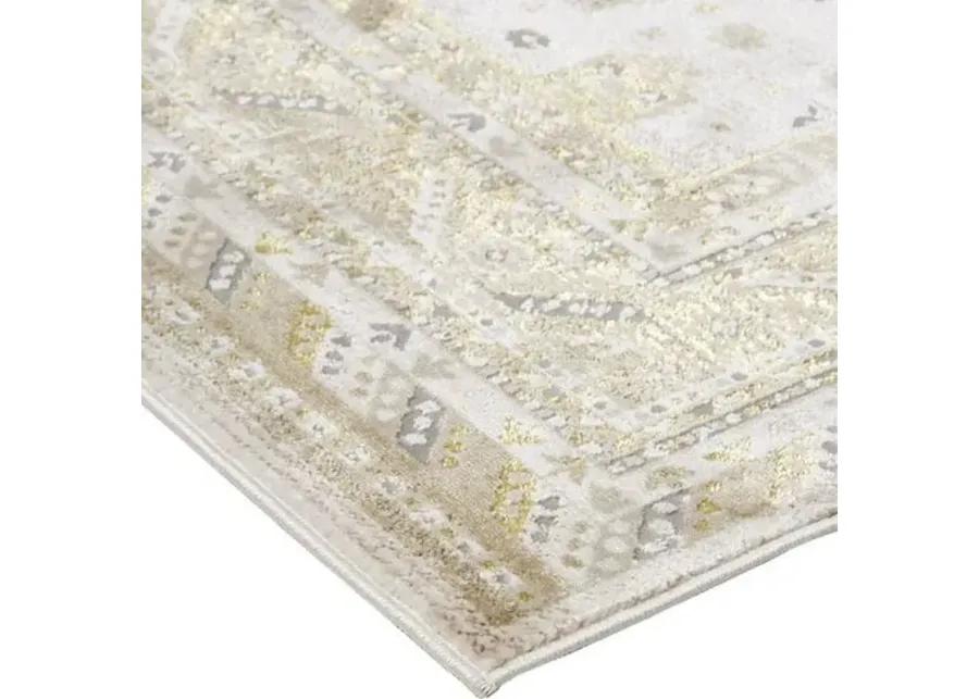 Jessa Ornamental Rug - Gold/Ivory - Gold