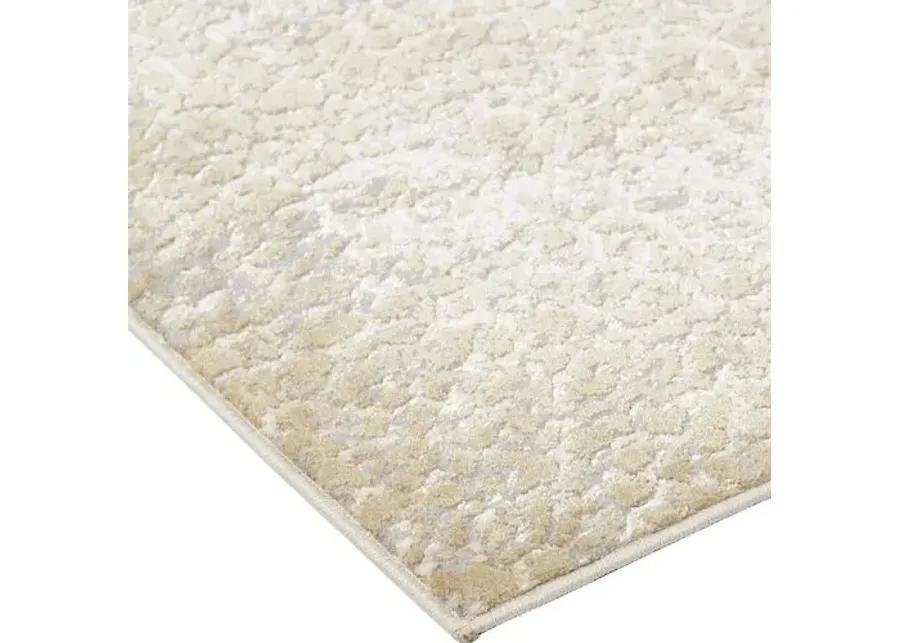 Jessa Distressed Rug - Ivory/Gold - Gold