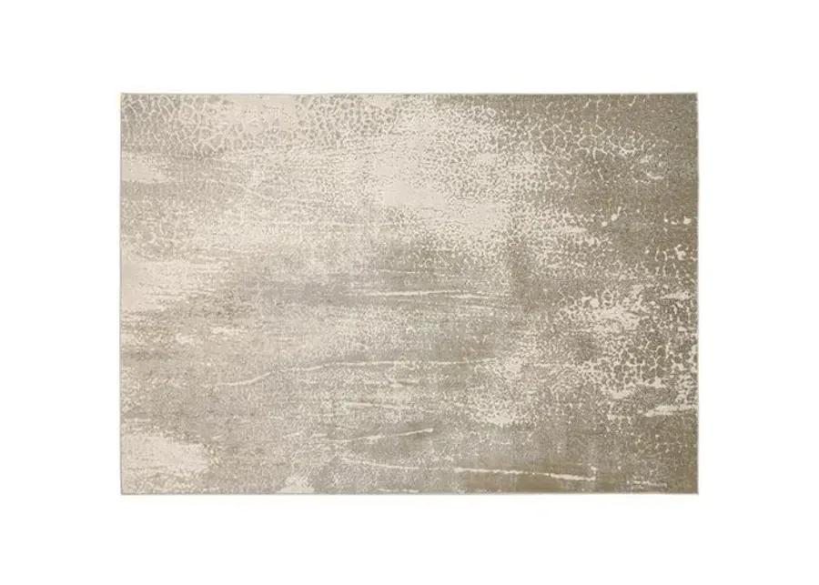 Jessa Distressed Rug - Ivory/Gold - Gold