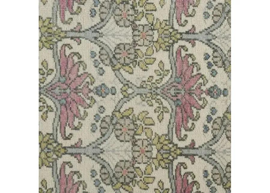 Jean Ornamental Hand-Knotted Rug - Gray - Gray