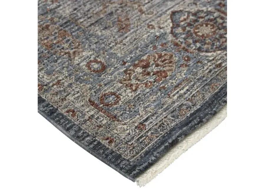 Dorothea Medallion Rug - Blue - Blue