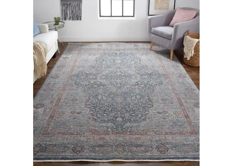 Dorothea Medallion Rug - Blue - Blue