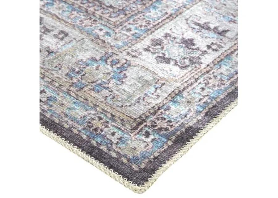 Parker Medallion Rug - Grey - Gray - Gray