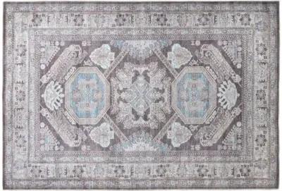 Parker Medallion Rug - Grey - Gray - Gray