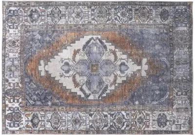 Parker Medallion Rug - Blue - Blue