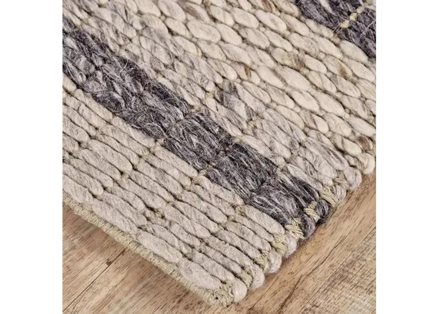 12' x 15' Genet Geometric Handwoven Rug - Beige - Beige