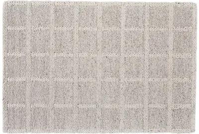 Genet Geometric Handwoven Rug - Ivory - Ivory