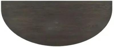 Salutation Demilune Table - Worn Black - Lauren Liess