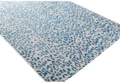 Persephone Outdoor Rug - Blue Gray - Blue