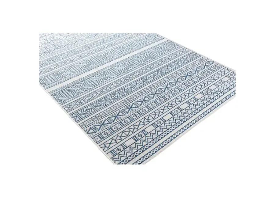 Persephone Outdoor Rug - Pale Blue - Blue