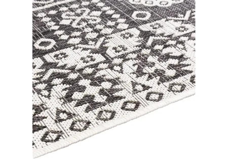 Persephone Outdoor Rug - Medium Gray - Gray