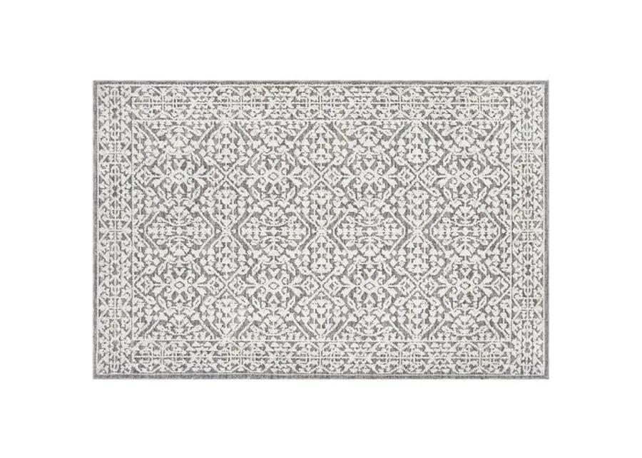 Hera Outdoor Rug - Medium Gray - Gray