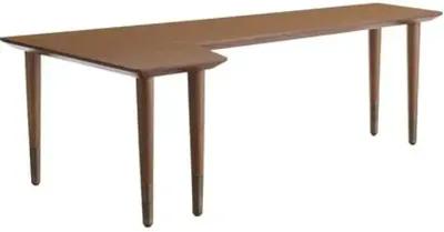 Lottie Coffee Table - Walnut - Arteriors - Brown