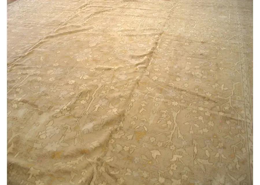 Indian Rug 18'2" x 13'6" - Beige - Beige