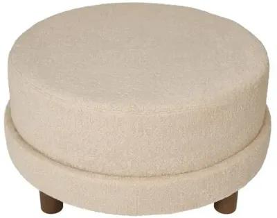 Kim Salmela - Cutler Sherling Ottoman - Beige