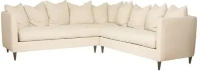 Kim Salmela - Laguna Linen Sectional - Beige