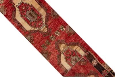 Vintage Turkish Anatolian Wool Runner - Apadana - Red