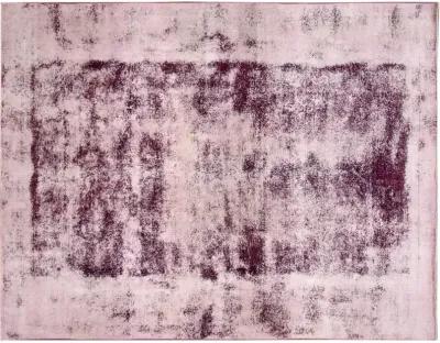 Vintage Overdyed Rug - 9' X 11'11" - Apadana - Purple - Purple