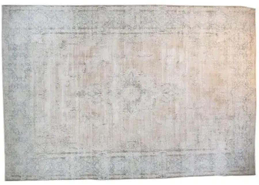 10'x14' Drake Rug - Taupe/Blue - F.J. Kashanian - Blue