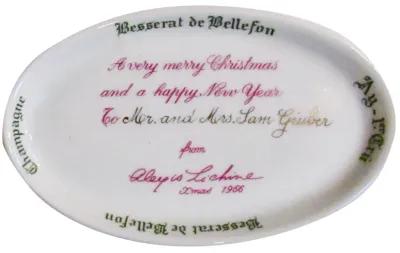 French Champagne Tray - 1966 - The Emporium Ltd. - White