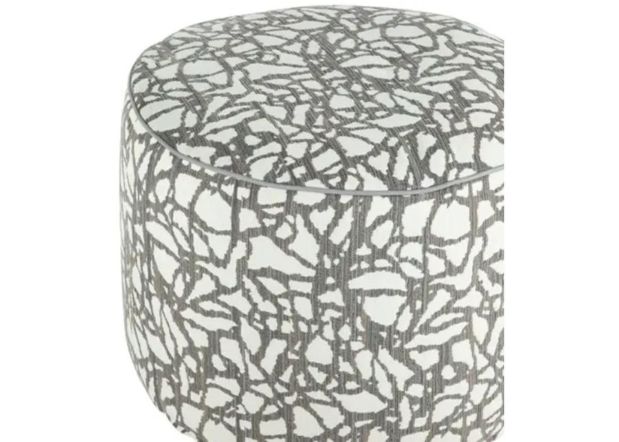 Lola Outdoor Pouf - Mod Pewter