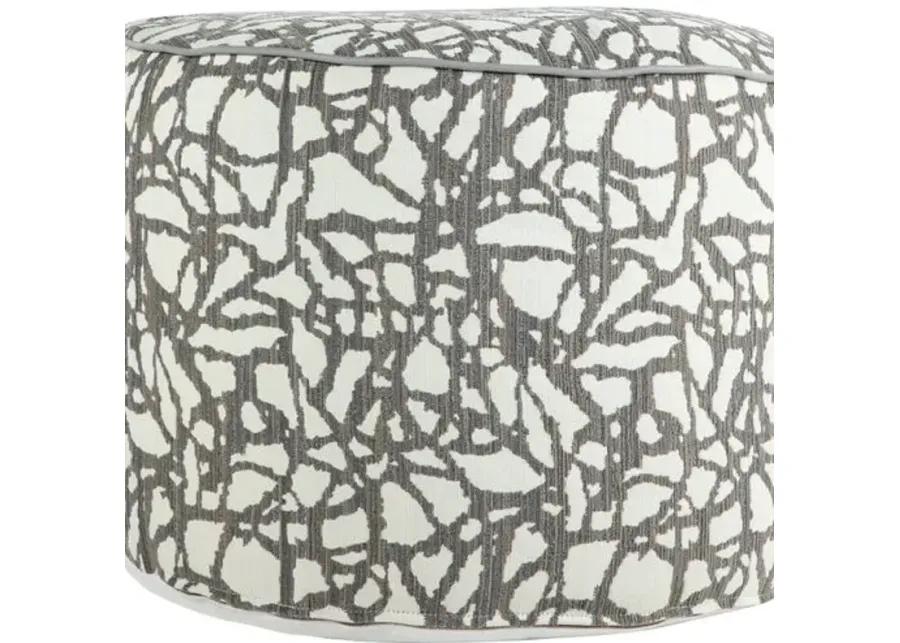 Lola Outdoor Pouf - Mod Pewter