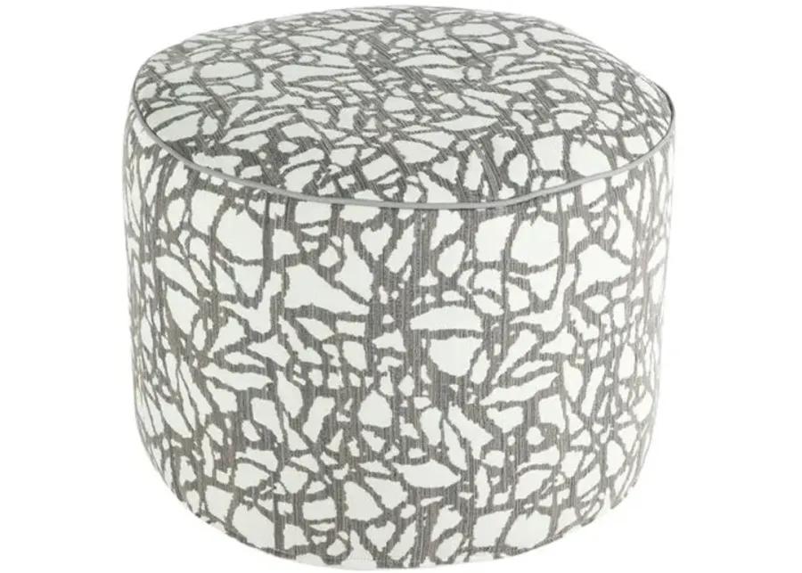 Lola Outdoor Pouf - Mod Pewter