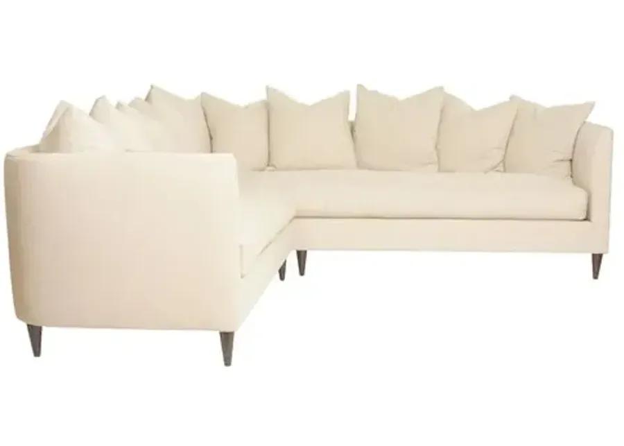 Kim Salmela - Laguna Linen LF Sectional - Beige