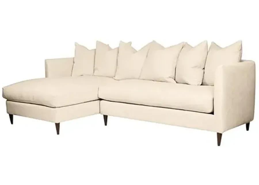 Kim Salmela - Laguna Linen LF Sectional - Beige