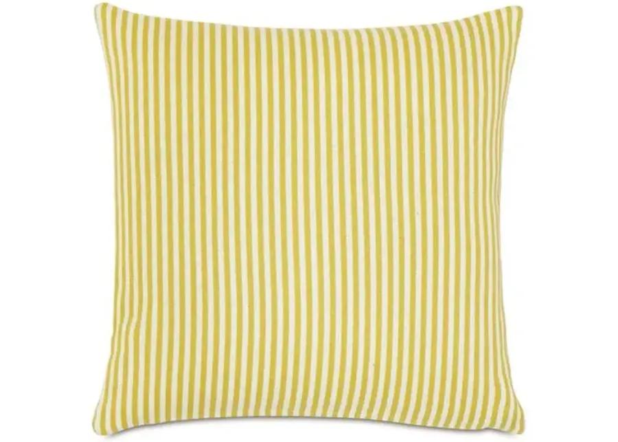 Ahoy 20x20 Outdoor Pillow - Lemon/White