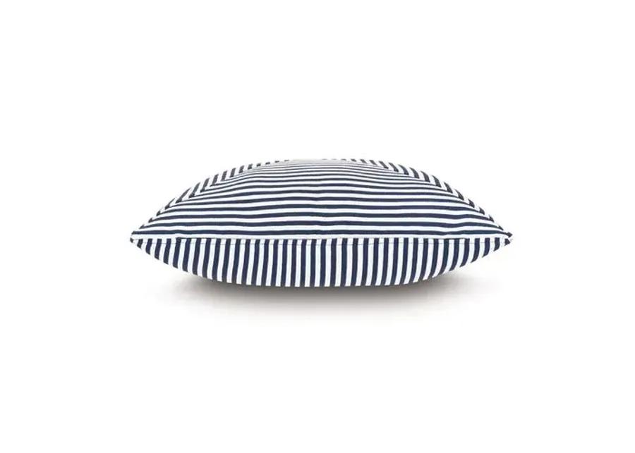 Ahoy 20x20 Outdoor Pillow - Navy/White