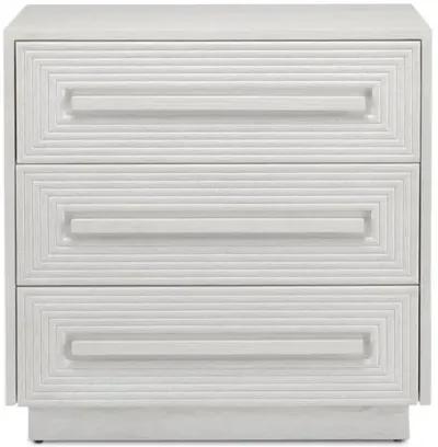 Morombe Chest - Cerused White - Currey & Company