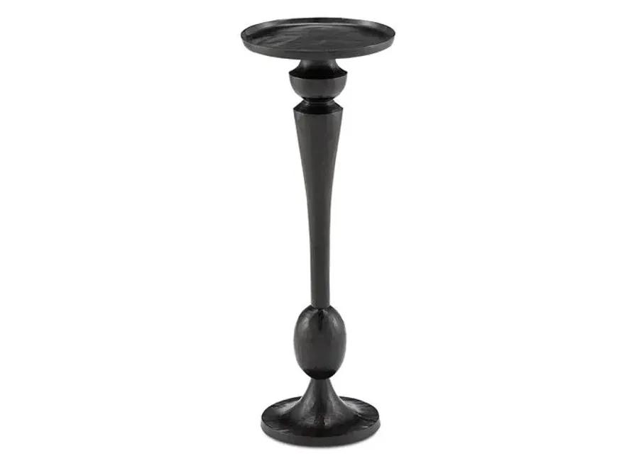 Talia Drinks Table - Currey & Company - Black