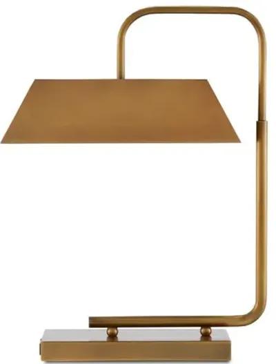 Hoxton Table Lamp - Antique Brass - Currey & Company