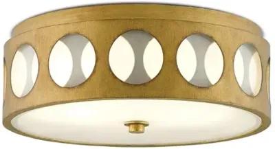 Go-Go Flush Mount - Brass - Currey & Company - Gold