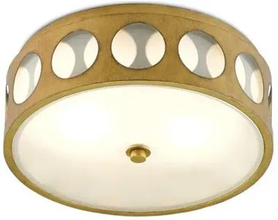 Go-Go Flush Mount - Brass - Currey & Company - Gold