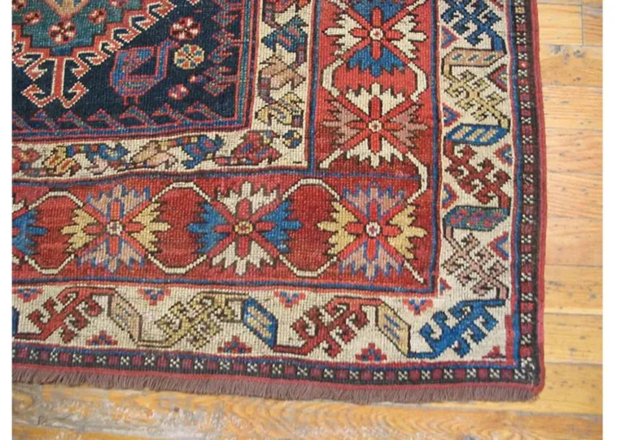 N.W. Persian Rug 4'0" x 6'4" - Red - Red