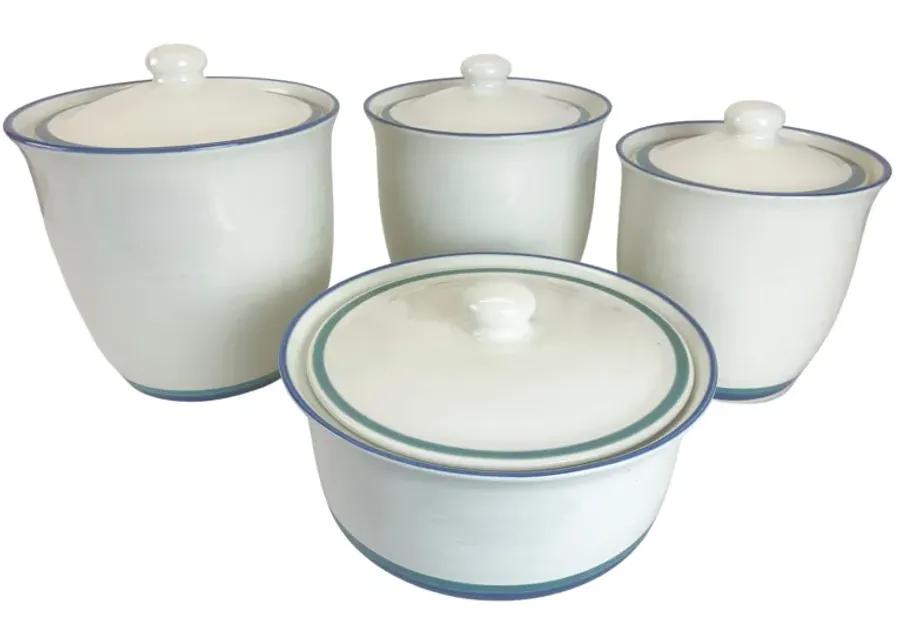 Pfalzgraff "Northwinds" Canister Set Set of 4 - Eat Drink Home - White