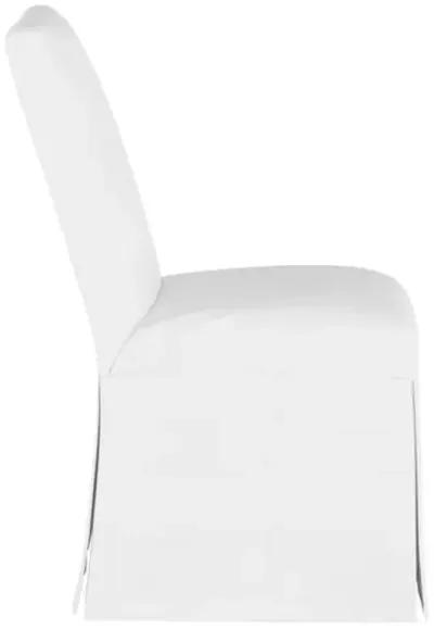 Owen Linen Slipcover Side Chair - White