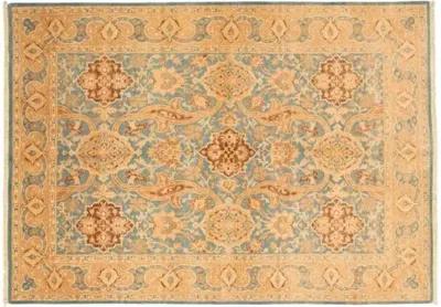 6'2"x8'9" Pako Persian Rug - Sky Blue - ECARPETGALLERY - Blue