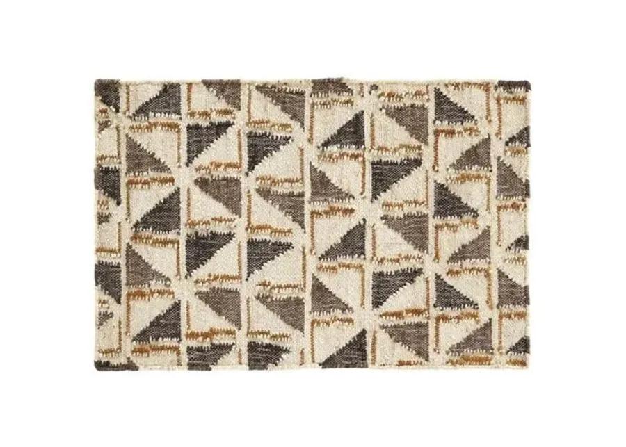 Loki Jute Woven Rug - DASH & ALBERT - Handcrafted - Brown - Brown