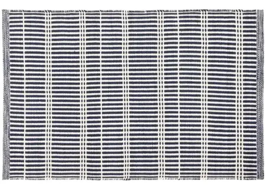 Marlo Indoor/Outdoor Rug - DASH & ALBERT - Blue - Blue