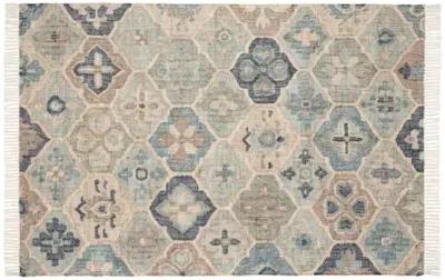 Pali Jute Woven Rug - DASH & ALBERT - Blue - Blue