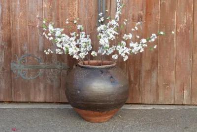 Antique Southern Indian Martaban Jar - de-cor - Brown