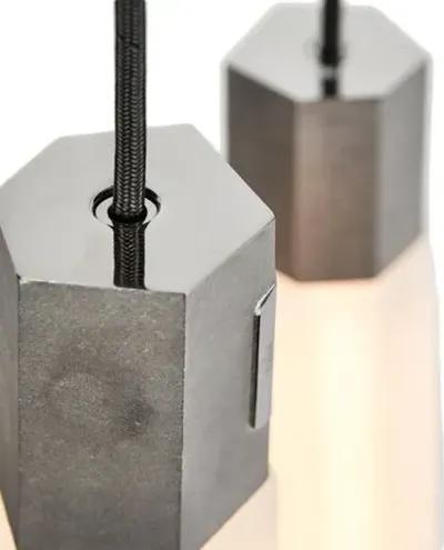 Basalt Triple Pendant - Stainless Steel - Tala Lighting - Silver